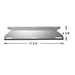 YIHAM KS745 BBQ Heat Shields for Jenn-air Grill Parts 720-0061-LP, 720-0336, 730-0336 Heat Plate Flame Tamer Replacement for Nexgrill, Glen Canyon, 17 3/4 inch x 6 3/8 inch, Stainless Steel, Set of 3 - Grill Parts America