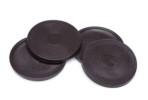 Slipstick Universal Non Slip Rubber Protector Pads (Set of 4) 3 Inch Round Gripper Pads to Prevent Sliding and Protect Hard Surfaces, Brown, CB755 - Kitchen Parts America