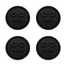 4-Pack Temp Probe Grommet for BBQ Grills, Replacement for Weber 85037 Smokey Mountain Accessories, and Other Smoker Grills DIY Thermometer Probe Port (Black) - Grill Parts America