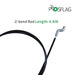 POSFLAG 2 Pack 762259MA Auger Clutch Cable with F6RTC Spark Plug Replaces Murray 1501124ma, Craftsman 762259ma, Auger Drive Cable 762259, Auger Cable 762259ma for Craftsman Murray Snowblowers - Grill Parts America