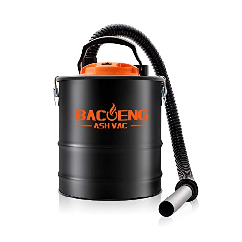 BACOENG Standard 4 Gallon 6.6Amp Ash Vacuum Cleaner with Blow Function for Pellet Stoves, Wood Stoves and BBQ Grills - Grill Parts America