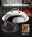 Griddle Accessories for Blackstone, 12-inch Melting Dome Stainless Steel Basting Cover and 7.28'' Cast Iron Burger Press - Griddle Accessories for Flat Top Grill, Perfect for Indoor and Outdoor - Grill Parts America