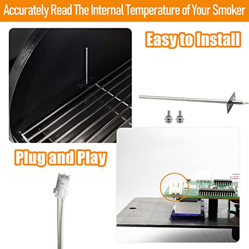 Digital Thermostat Controller Kit Replacement Parts Compatible with Camp Chef Wood Pellet Grills Smoker PG24STX/PG24XT/PG24S/PG24WWS, Include Meat Probe, Temperure Sensor Probe, and Igniter Hot Rod - Grill Parts America