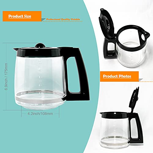 12-Cup Universal Replacement Glass Carafe