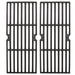 GRISUN Grill Grates for Oklahoma Joe's Longhorn Combo Grill, for Charcoal Firebox Area, Nexgrill 720 0826, Charbroil 461251314, Cast Iron Grill Grids for Longhorn Combo Charcoal/Gas Smoker 2 PCS - Grill Parts America