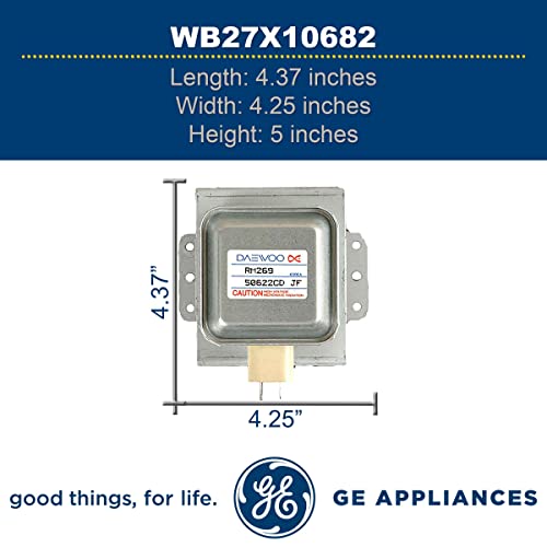GE WB27X10682 Genuine OEM Magnetron for GE Microwaves - Grill Parts America