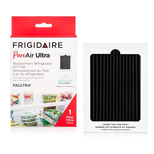 Frigidaire WF3CB Puresource3 Refrigerator Water Filter, White, 1 Count (Pack of 1) & PAULTRA Pure Air Ultra Refrigerator Air Filter with Carbon Technology to Absorb Food Odors, 6.5" x 4.75" - Grill Parts America