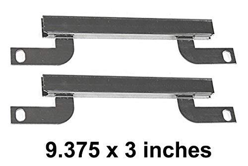 Votenli S9061A(3-Pack) S1048A(3-Pack) Replacement 13 1/8 inches Stainless Steel Heat Plates and Stainless Steel Grill Burner Crossover Tube for Brinkmann 810-3331-F - Grill Parts America