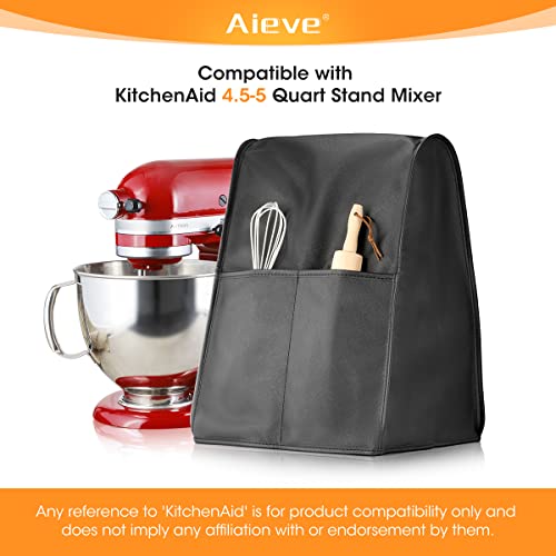 AIEVE Stand Mixer Cover Compatible with KitchenAid Artisan Mixer, Stand Mixer Dust Cover with Large Pocket for Kitchenaid 4.5-5Qt Mixer Accessories Kitchenaid Mixer Attachments KitchenAid Classic - Kitchen Parts America