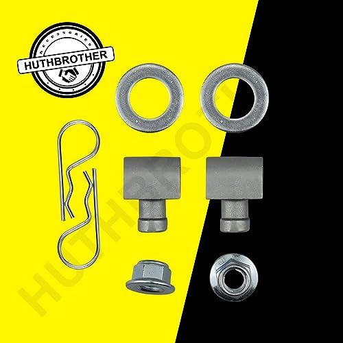 GX24864 GX21718 Deck Lift Hanger Rod kit - by Huthbrother, Compatible with John Deere 14M7465 GX26085 24M7053, for E130 Deck Lift Link Kit GX24864A GX24864B, Set of 2 - Grill Parts America