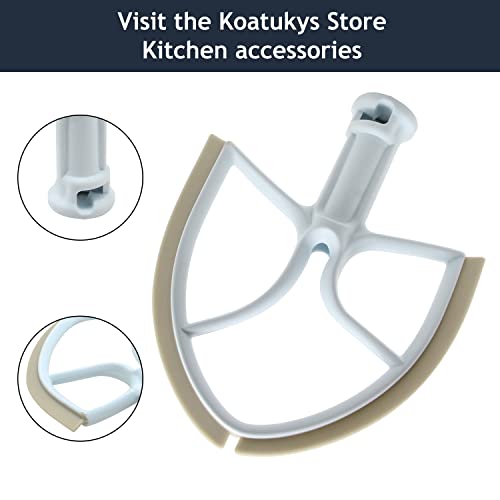 5 QT Flat Beater Paddle for KitchenAid Bowl-Lift Stand Mixer Models K4SS, K5SS, KSM5, KPM5 - Kitchen Parts America