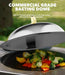 Griddle Accessories for Blackstone, 12-inch Melting Dome Stainless Steel Basting Cover and 7.28'' Cast Iron Burger Press - Griddle Accessories for Flat Top Grill, Perfect for Indoor and Outdoor - Grill Parts America