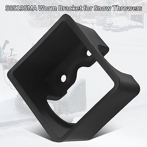 585195MA Worm Bracket for Snow Throwers - for M-urray Snow & Craftsman Gas Snow Blowers 536888600, C950-52005-0, F2814-000, C950-52919-0, 536886350, Fits Both Old & Newer of Murray Snowblowers - Grill Parts America