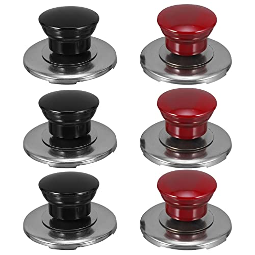 Yardwe Top Lid Handle Water Kettle Lid Knobs Whistle Kettle Replacement Cover Knobs for Tea Kettle Teapot Cover Sounding Kettle Lid 6pcs - Kitchen Parts America
