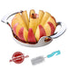 SAVORLIVING Apple Slicer Upgraded Version 12-Blade Extra Large Apple Corer, Stainless Steel Ultra-Sharp Apple Cutter, Pitter, Divider for Up to 4 Inches Apples (Update) (12 Cut) - Kitchen Parts America
