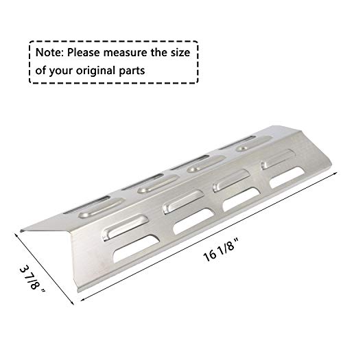 Hisencn Repair Kit for Perfect Flame SGL2008A, SLG2007A, SLG2007B, SLG2007D Stainless Steel Heat Plate Tent Shield, Flame Tamer, Grill Burners Pipe Tube Replacement Parts - Grill Parts America