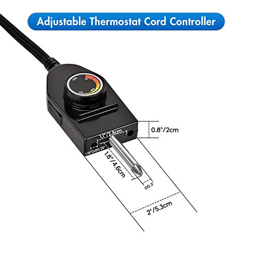 Stanbroil Power Cord Replacement with Thermostat Control for Smoker/Grill Heating Element by Stanbroil, Not Universal - Grill Parts America