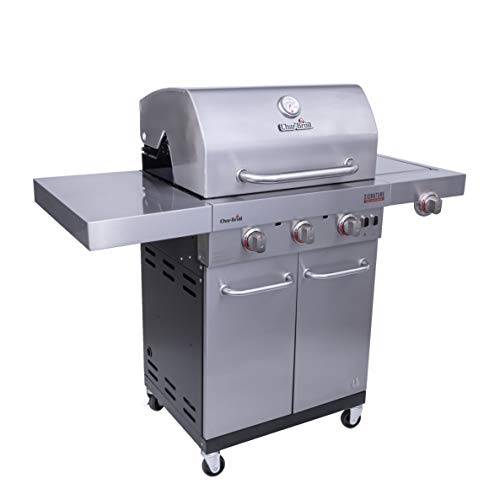 Char-Broil 463342620 Signature TRU Infrared 3-Burner Cabinet Style Gas Grill, Stainless Steel - Grill Parts America