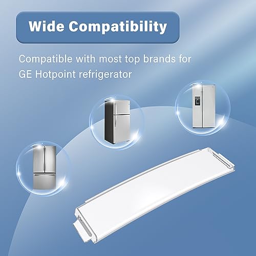 ANTOBLE WR71X10761 Fridge Shelf Trim Compatible with GE Refrigerator Shelves Trim Replacement Parts WR71X10289 Insert Module for General Electric Refrigerator Door Shelf Front Bin Guard Accessories - Grill Parts America