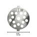 Univen .175" Fine and .25" Coarse Plate Discs fits KitchenAid FGA Food Meat Grinder Chopper Attachment - Kitchen Parts America