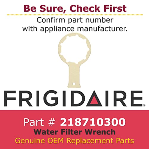 Frigidaire 218710300 Water Filter Wrench Unit, 1 Count (Pack of 1), White - Grill Parts America