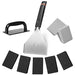 HOMENOTE Griddle Cleaning Kit for Blackstone, Professional Griddle Scraper Kit with Reinforced Heavy Duty Griddle Scraper, Grill Bricks, Scouring Pads with Handle - Grill Parts America