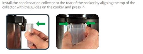 Condensation Water Collector Compatible with Instant Pot Ultra, Duo, Duo Gourmet, Duo Plus, Duo Nova, LUX80, Smart WiFi, Nova Plus, and Viva. This Collector is not Created or Sold by Instant Pot. - Kitchen Parts America