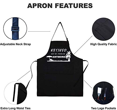 BBQ Apron Grill Chef Apron with Pockets - Grill Parts America