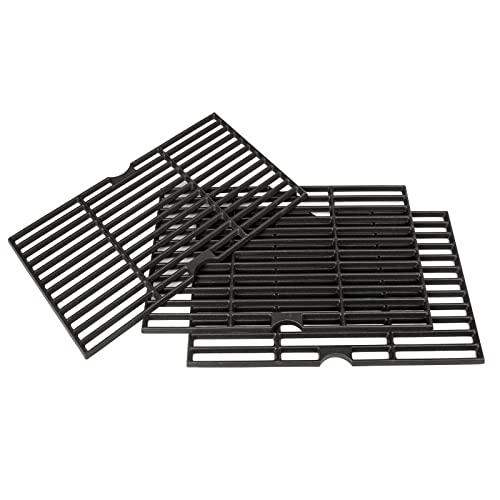 Hisencn 16 1/4'' Cooking Grates Replacement Parts for Dyna Glo DGF510SBP, DGF510SSP, DGF510SSP-D, DGB515SDP, DGF530SRP, Uniflame GBC1059WB, GBC1059WE-C, Backyard Grill BY12-084-029-98, BY13-101-001-13 - Grill Parts America