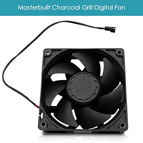 Replacement Fan Kit Compatible with Masterbuilt MB20040220/MB20041220 Gravity Series 560/800/1050 Digital Charcoal Grill and Smoker Accessories, Part Number : 9904190040 - Grill Parts America