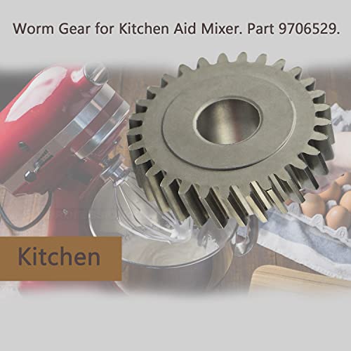 9706529 W11086780 Replacement Gear Parts for Worm 9703543 1094120 9703543 AH774065 EA774065 PS774065 WP9706529 with the 9709511 Gasket and 9703680 Circlip - Kitchen Parts America