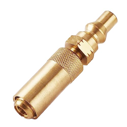Seihao Propane Straight Adapter with 1/4 inch RV Quick Connect Fitting Fit for Blackstone Tabletop Griddle 17 Inch and 22 Inch - Grill Parts America
