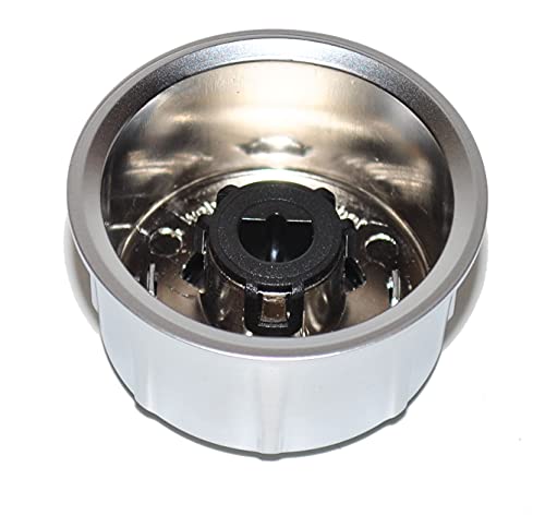 Weber 68846 1-15/16" Chrome Plated Side Burner Control knob for Spirit 335 Model Years 2019+ with Up Front Controls. - Grill Parts America