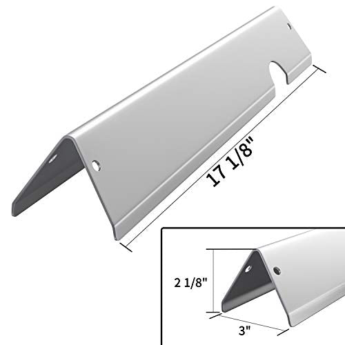 SHINESTAR 17-Inch Durable Flavorizer Bars Replacement for Weber Genesis II E-310 E-315 S-335, Genesis II/LX 300 Series (2017 and Newer) Grill Parts, Stainless Steel, 5-Pack - Grill Parts America