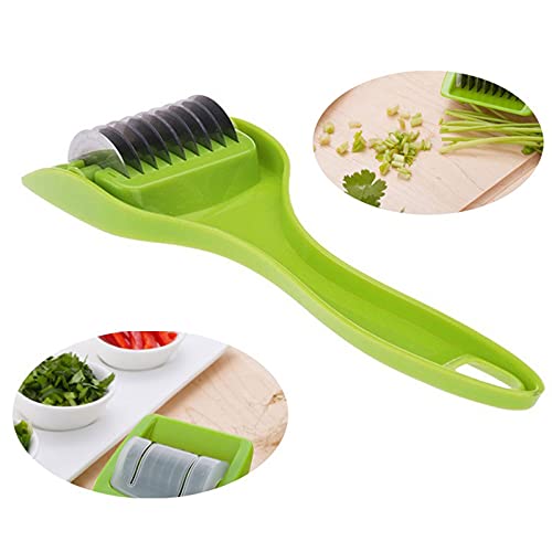 GIZTAT,Slicer Kitchen Gadget Tools Rolling Multi Blade Vegetable Knife Spice Cutter Chinese Green Onion Shredder Scallion Herb Chopper - Kitchen Parts America