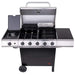 Char-Broil 463455021 Performace 5-Burner Cart-Style Liquid Propane Gas Grill, Stainless/Black - Grill Parts America