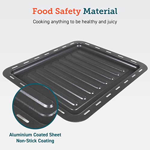 COSORI Air Fryer Toaster Oven Food Tray, Accessories for Bake and Roast, Non-stick Coating & Dishwasher Safe, 13.2 x 11 x 1.1 Inches, CTO-FT201-KUS - Kitchen Parts America