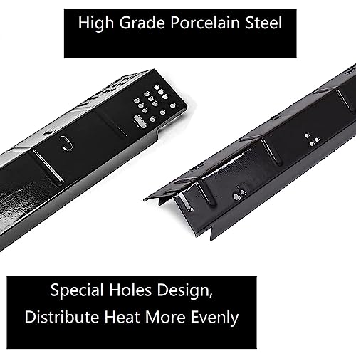 MONIBAQ Grill Heat Plates Replacement for Dyna Glo 5 Burner DGH474CRP, DGH485CRP, Gas Grill Parts Heat Tents Replace Dyna-Glo 4 Burner DGH450CRP, 4+1 Heat Shield Flame Shields - Grill Parts America