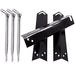 Grill Parts for Expert Grill XG10-101-002-02 3 Burner Gas Grill, 3-PACK Grill Heat Plates and Burner Tubes for 3 Burner Walmart Expert Grill Model - Grill Parts America