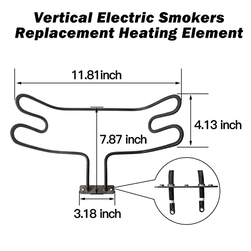 Replacement Parts 1650 Watts Heating Element for Pit Boss 2-Series Analog/3-Series Digital Electric Vertical Smoker Compatible with Pit Boss PBV2A1 PBV3A1 PBV3D1 PBV2D1 - Grill Parts America