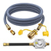 PatioGem 12Feet 1/2 Inch Natural Gas Conversion Kit Compatible with Kitchen-aid Propane Gas Grill Conversion, 710-0003 Natural Gas Hose and Regulator,Gas Grill Conversion Kit for Propane Gas Grill-CSA - Grill Parts America