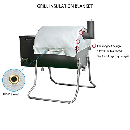 Stanbroil Grill Insulation Blanket for Green Mountain Davy Crockett Grills, Increases Burn Efficiency by 50 Percent - Grill Parts America