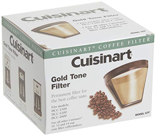 Cuisinart GTF Gold Tone Coffee Filter, 10-12 Cup Cone, Burr Mill - Kitchen Parts America