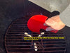 LavaLock Smok-n-Scrape Grill and Smoker Scraper, Residue Remover Cleaning Tool for Weber Kettle, Weber Smokey Mountain, UDS, WSM (Red Smoke-n-Scrape) - Grill Parts America