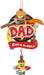The Bridge Collection Dad, King of The Grill Grilling Ornament - Grill King Christmas Tree Ornaments - Father's Day Ornament - Dad Ornament - Grill Parts America