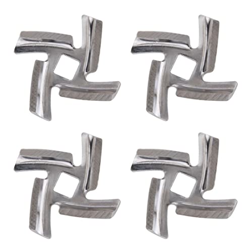 MDYNI 4 Pieces Meat Grinder Blade Spare Parts Stainless Steel Meat Chopper Replacement Meat Grinder Accessories for Grinders Mincers - Kitchen Parts America