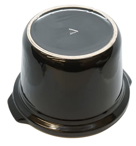4 Qt Black Round Stoneware fits Crock-Pot 3040-BC, SCV401-T Slow Cooker, 129995-000-000 - Kitchen Parts America