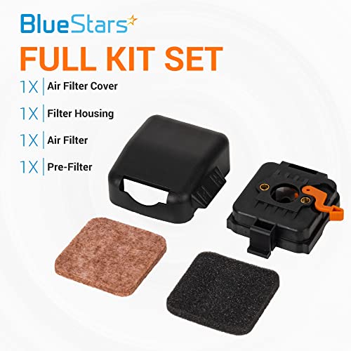BlueStars Air Filter Cover Housing Assembly for Stihl FS75 FS80 FS85 KM85 KR85 KW85 BG75 HT70 HT75 HL75 HS75 HS80 HS85 FC75 FC85 FR85 SP80 Brushcutters Trimmers - Replaces 4137-141-0500 4137-140-2801 - Grill Parts America