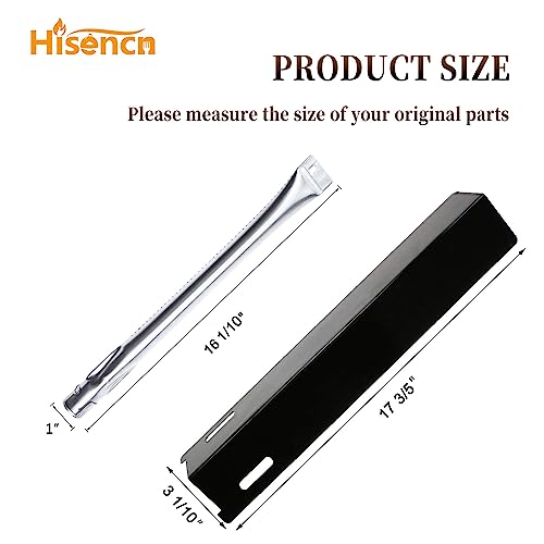 Hisencn Parts Kit Replacement Fits for Brinkmann 5 Burner 810-8501-S, 810-8502-S Gas Grill Models, Grill Burners, Heat Plates, Crossover Tubes - Grill Parts America
