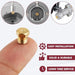 10Pcs Brass Jet Nozzle Propane Orifice Kit - Grill Replacement Parts High Pressure Nozzle Griddle Accessories Kit - Propane Burner Replacement Parts LP Gas Hose Nozzle Conversion Kit - Grill Parts America